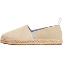 Tommy Hilfiger Herren Espadrilles Flex Mix aus Wildleder, Beige (Sandalwood), 43