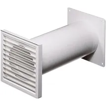WALLAIR N37824 Rundrohr-Lüftungssystem 100 Kunststoff (Ø x L) 10cm x 48cm Weiß