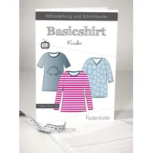 Fadenkäfer Schnittmuster und Nähanleitung - Kinder Shirt - Basicshirt
