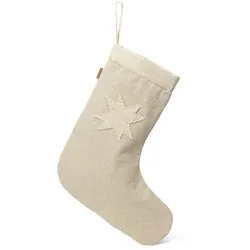 Ferm Living - Vela Weihnachtsstrumpf, natur