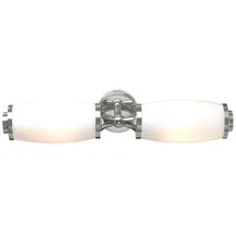 Elstead Lighting Spiegelleuchte 2 flammig LED Warmweiß Silber 0 cm