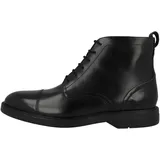 CLARKS Aldwin Cap Chukka-Stiefel, Black Leather, 45 EU