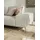 W.Schillig Ecksofa "run, Designsofa, bequem, L-Form", weiß (cream weiß z73), B:299cm H:88cm T:178cm, Longlife Xtra-Leder Z73: Naturwalkleder der Luxusklasse aus den erlesensten Rohhäuten.