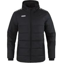 Jako Team Coachjacke mit Kapuze Herren schwarz S