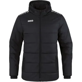 Jako Team Coachjacke mit Kapuze Herren schwarz S