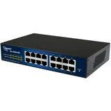 Allnet ALL-SG8316M / 16 Ports), Netzwerk Switch, Schwarz