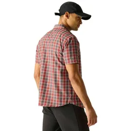 Regatta Mindano Kurzarmhemd - Dark Storm Multi Cross Check - M