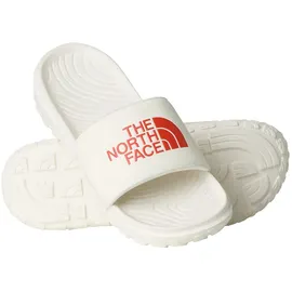 The North Face Never Stop Cush Slide White Dune/Lava Red 42