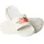 The North Face Never Stop Cush Slide White Dune/Lava Red 42