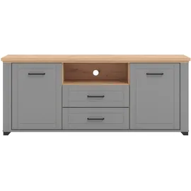 Home Affaire Valencia TV-Board 147 cm x 47,5 cm x 41 cm Braun MDF