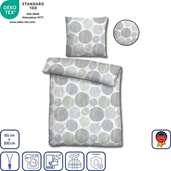 Doppelpack Castell Mikrofaser Bettwäsche 135 x 200 + 80 x 80 cm