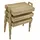 JV Möbel Couchtisch-Set Braun Holz 35 x 35 x 35 cm