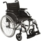 Invacare Action 2 NG Rollstuhl mit Trommelbremse silbergrau 38 cm