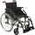 Invacare Action 2 NG Rollstuhl mit Trommelbremse silbergrau 38 cm