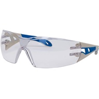 Uvex Pheos Schutzbrille - Supravision Excellence - Transparent/Grau-Blau
