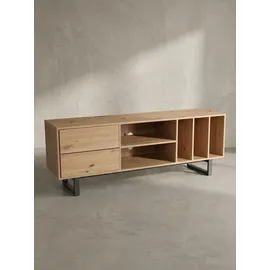KADIMA DESIGN Lowboard 150x55x40 cm Braun Holzwerkstoff