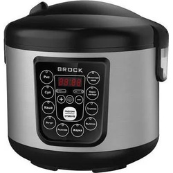 Brock Electronics Mehrzwecktopf Brock Electronics MC 1003, Dampfgarer + Reiskocher, Silber
