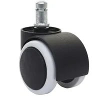 Mendler 5er-Set Hartbodenrollen HWC-H86, Bürostuhl-Rollen Stuhlrollen, 150kg belastbar Ø