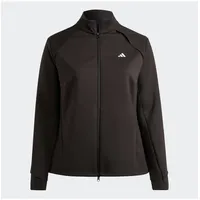 adidas Performance Outdoorjacke Große Größen Dezentes Cutout für Fitnessuhr schwarz 52/54