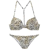 LASCANA Push-Up-Bikini Silea beige 34 Cup B
