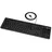Amazon Basics Tastatur mit DE-Layout, flach, USB-kabelgebunden, Mattschwarz