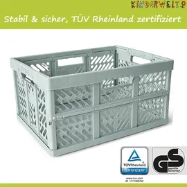 Kinderwelt Klappbox 45 L 1-tlg. mintweiss