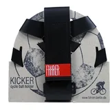 Fahrer Ballhalter | Kicker - für Fußball, Handball, Basketball der Normgröße 5 (Schwarz)