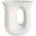 Beliani Beistelltisch Ø 42 x 28 cm Weiß