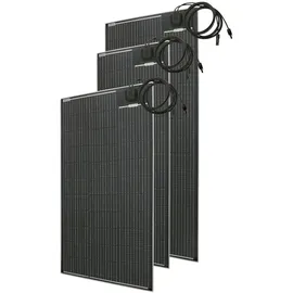 nls Flat Solarmodul, monokristallin 120x46x0,4 cm, 3,6 kg, MC4-Steckverbinder