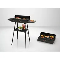 SILVERCREST® Elektrogrill »SEGS 2200 B2« 2400 Watt schwarz Standgrill Tischgrill