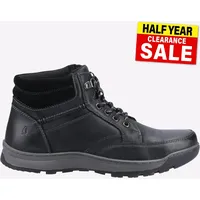Hush Puppies Grover Memory Foam Herren Freizeit Schnürer Stiefeletten Schwarz