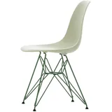 Vitra - Eames Plastic Side Chair DSR, kieselstein / Eames Sea Foam Green (Kunststoffgleiter basic dark)