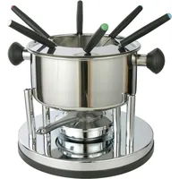 Hi Fondue - Set aus Edelstahl 10-tlg. Topf Maße: