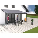 Gutta Terrassenüberdachung 426 x 306 cm anthrazit