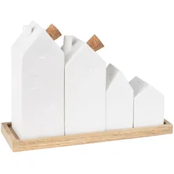 räder Design Menage Häuser Porzellan weiß 0016638