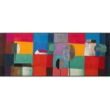 Wash+Dry Teppich Bel Villaggio, bunt, B:75cm H:7mm L:190cm, Polyamid, wash+dry BY KLEEN-TEX, Teppiche, Teppich