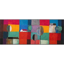 Wash+Dry Teppich Bel Villaggio, bunt, B:75cm H:7mm L:190cm, Polyamid, wash+dry BY KLEEN-TEX, Teppiche, Teppich