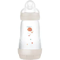 Mam Baby Babyflasche Easy Start Anti-Colik beige, (260 ml)