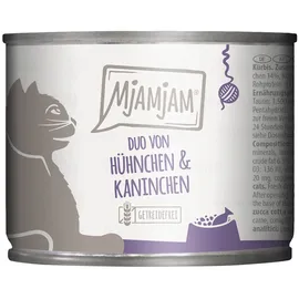 MjAMjAM DUO Huhn & Kaninchen an Kürbis 24 x 200 g