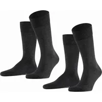 Falke Socken im 2er-Pack, Anthrazit Melange, 47-50