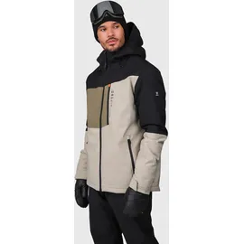 Brunotti Skijacke beige / braun / schwarz XXL