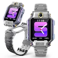 imoo X10 Smartwatch Kinder, 4G Kinder Smartwatch mit GPS, Kids Smart Watch mit HD-Videoanruf, IPX68 Wasserdicht beim Schwimmen, 32 GB Arbeitsspeicher, Echtzeitstandort und 14-Tage-Verlauf (Grau, X10)