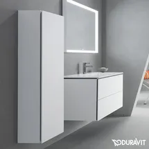 Duravit L-Cube Hochschrank 40 x 36,3 x 176 cm Weiß Matt Spanplatte