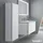 Duravit L-Cube Hochschrank 40 x 36,3 x 176 cm Weiß Matt Spanplatte