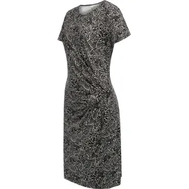 Ragwear Shirtkleid Kurzarm Schwarz L