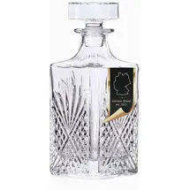 Intirilife Whiskey Karaffe - Füllmenge 800 ml - Decanter für Rum, Vodka, Scotch und vieles mehr