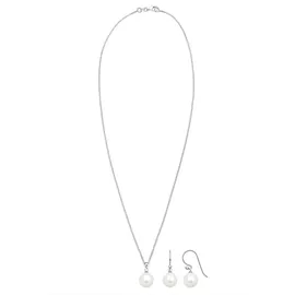 Elli Schmuckset Muschelkernperle 925 Sterling Geschenkidee
