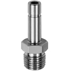 Riegler Gewinde-Stecknippel, R 1/8 a. , Stecknippel 6 mm, ES 1.4404