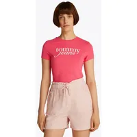 Tommy Jeans Essential Logo Kurzarm-T-Shirt Amour M
