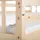 Beliani Hochbett Revin 90 x 200 cm Kiefer hellbraun